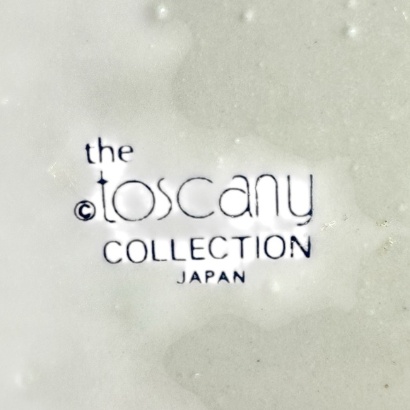 Vintage The Toscany Collection Japan Loose Tea Jar Holder Hexagon Asian Floral - Picture 8 of 10